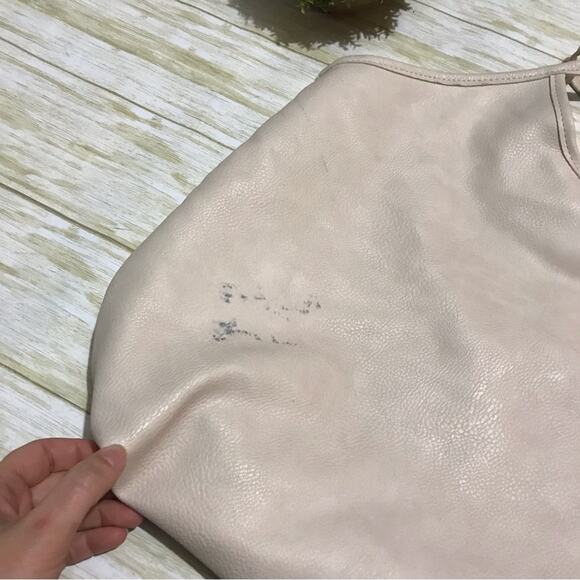 Street Level NWT Cream White Woven Mesh Large Beach Vacation Tote Bag Purse - Picture 6 of 10